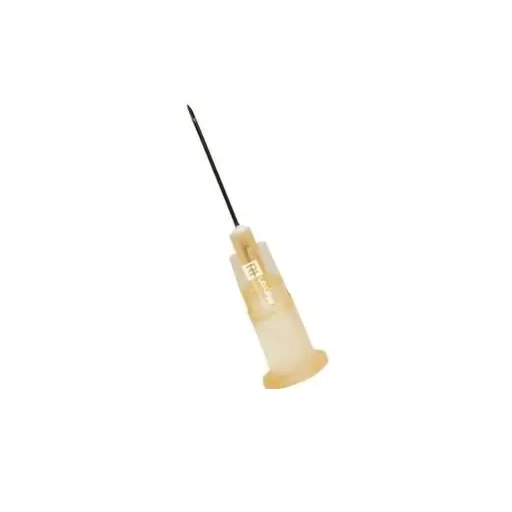 ava-needle-point-g25-13 سرسوزن گیج 25 آوا مدل G25 رنگ نارنجی سایز 13 میلی متر