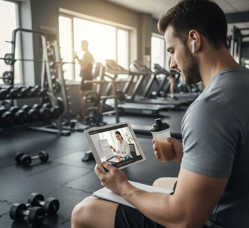تاثیر مشاوره آنلاین تغذیه ورزشی بر تناسب اندام
